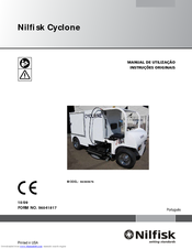Nilfisk-Advance CYCLONE 56380676 Manual De Utilização