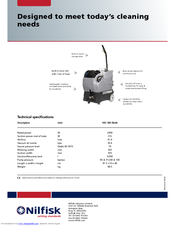 Nilfisk-Advance HSC 585 Multi Technical Specifications