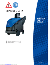 Nilfisk-ALTO NEPTUNE 5 SB FA Operating Instructions Manual