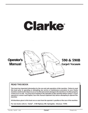 Clarke 590B Operator's Manual