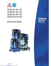 Nilfisk-ALTO ATTIX 50 XC Quick Start Manual