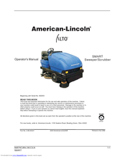 American-Lincoln SMART Operator's Manual