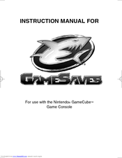 GameShark GAME CUBE Instruction Manual