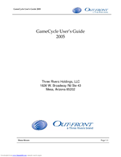 Out-Front GameCycle 2005 User Manual