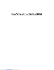 Nokia 6267 User Manual