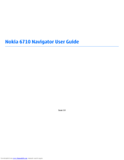 Nokia 6710 Navigator User Manual