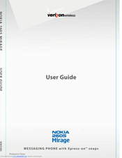 Nokia Mirage 2605 User Manual