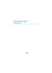 Nokia 6110 - Navigator Smartphone 40 MB User Manual