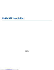 Nokia NSERIES N97 User Manual