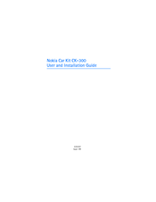 Nokia CK-300 User And Installation Manual