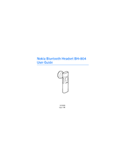 Nokia BH-804 - Headset - Over-the-ear User Manual