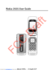 Nokia Cellphone 3555c User Manual