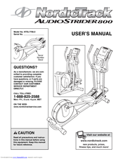 NordicTrack Audiostrider NTEL7706.0 User Manual