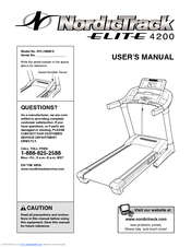 NordicTrack Elite 4200 Treadmill User Manual