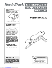 NordicTrack Strength Adjustable Bench User Manual