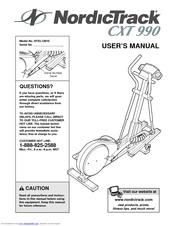 NordicTrack CXT 990 User Manual
