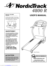 NordicTrack 4800r User Manual