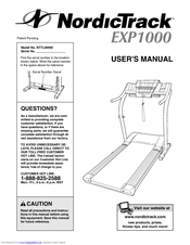 NordicTrack EXP1000 User Manual