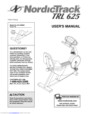 NordicTrack TRL 625 User Manual