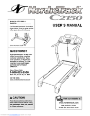 Nordictrack C2150 Treadmill Manuals | ManualsLib