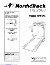 NordicTrack EXP2000 NCTL11991 User Manual