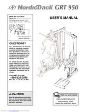 NordicTrack Grt950 User Manual