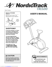 NordicTrack Trl 600 User Manual