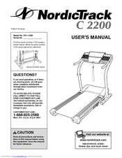 NordicTrack C 2200 User Manual
