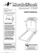 NordicTrack Summit 5500 User Manual