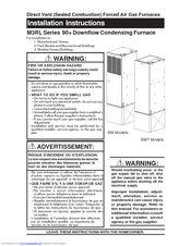 Nordyne M3 RL-080 Installation Instructions Manual