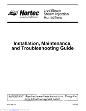 Nortec Steam Injection Humidifiers Installation & Maintenance