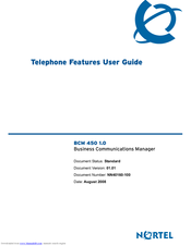 Nortel Telephone Feature User Manual