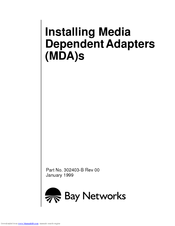 Bay Networks 400-4TX MDA Installation Manual