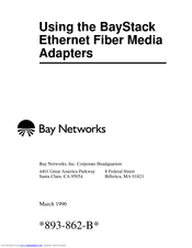 Bay Networks BayStack 893-862-B Using Manual
