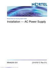 Nortel NN46200-301 Installation Manual