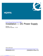 Nortel NN46200-310 Installation Manual