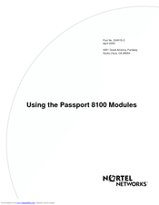 Nortel 1000BASE-XD Using Manual