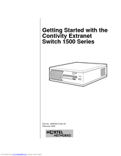 Nortel 1500 Series Getting Started