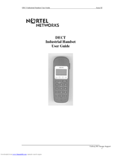 Nortel Industrial Handset User Manual
