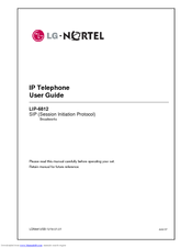 LG-Nortel LIP-6812 User Manual