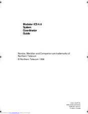 Nortel Modular ICS 4.0 Manual