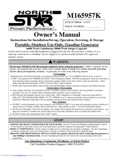 North Star M165957K Owner's Manual