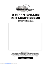 Northern Industrial Tools 2 HP / 4 GALLON AIR COMPRESSOR Owner's Manual