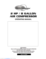 Northern Industrial Tools 2 HP / 4 GALLON AIR COMPRESSOR Operating Manual