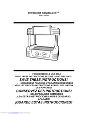 Nostalgia Electrics Retro RHD-400 Instructions Manual