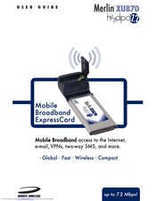 Novatel Merlin XU870 User Manual