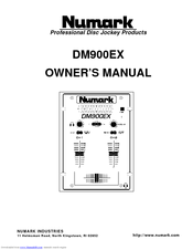 Numark DM900EX Owner's Manual