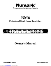 Numark RM6 Owner's Manual
