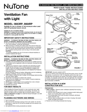 Nutone 8663RP Manuals | ManualsLib