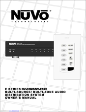 Nuvo E Series Owner's Manual